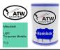 Preview: Mitsubishi, Light Turquoise Metallic, T13: 500ml Lackdose, von ATW Autoteile West.